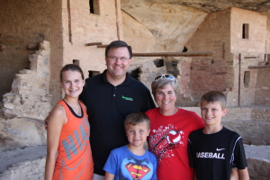 Family at Mesa Verde