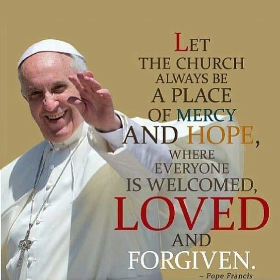Pope Francis Quote Pin
