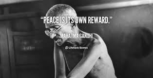 Peace is Reward