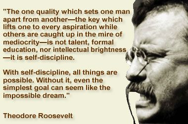 Roosevelt on Self-Discipline