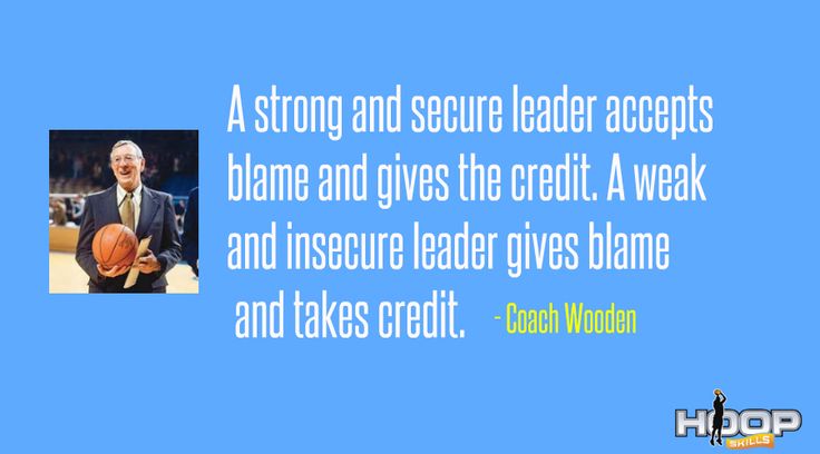 Wooden on Secure Leadership