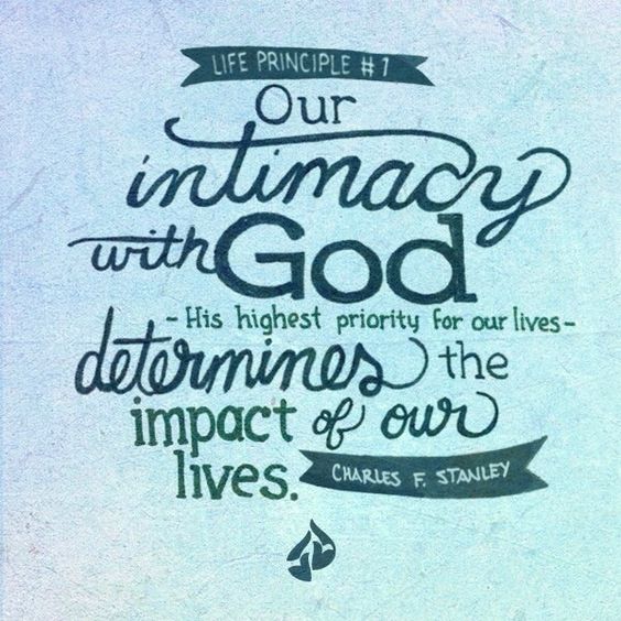 Charles Stanley on Intimacy with God