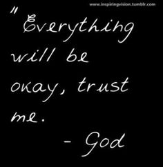 Trust God
